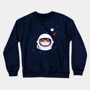 African Fat Tailed Gecko, Space Theme! Astronaut Gecko Crewneck Sweatshirt